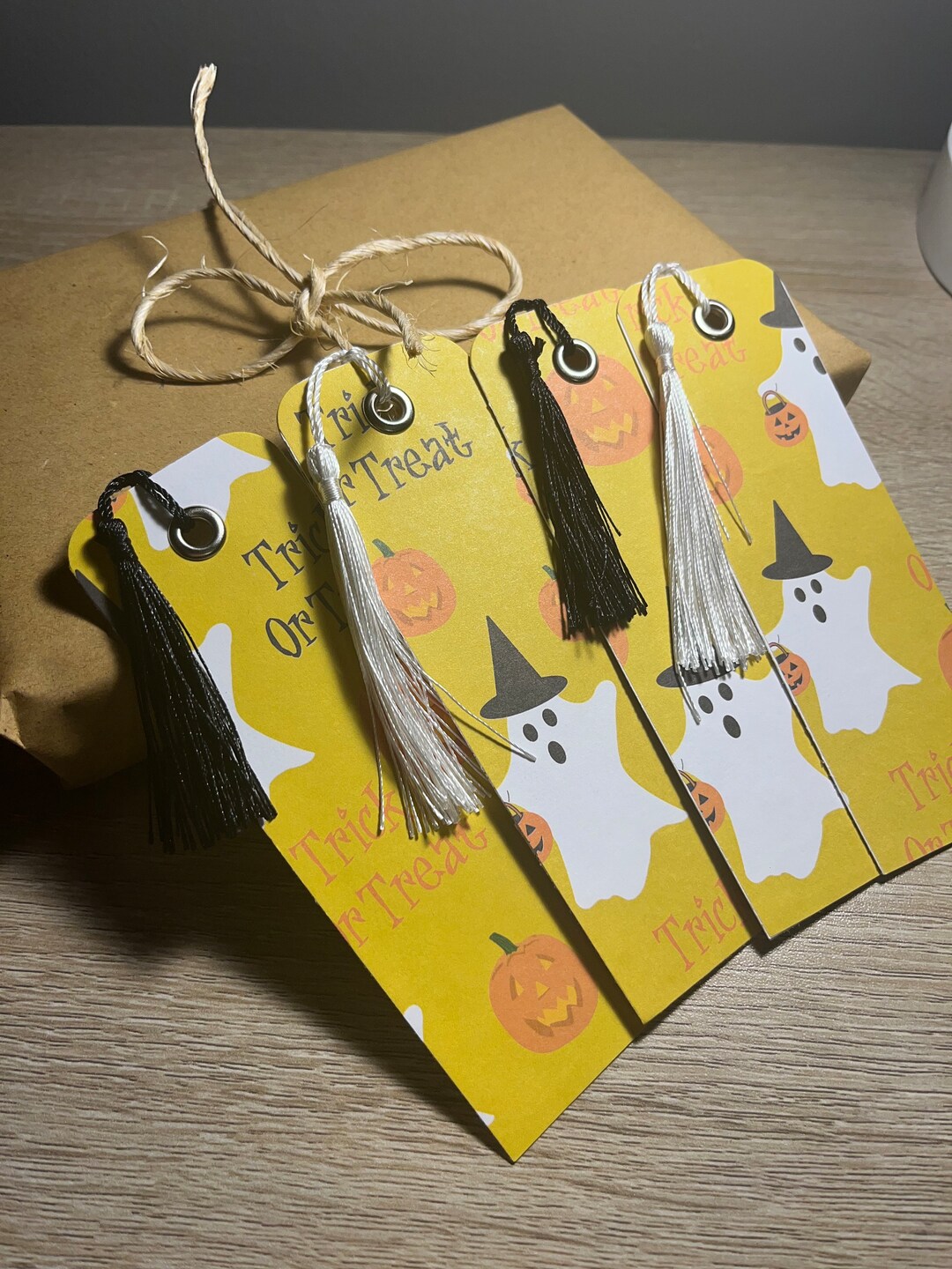 Trick or Treat Halloween Bookmark / Fall Spooky Bookmarks / Etsy