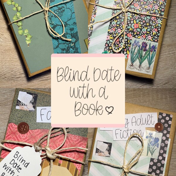 Blind Date With A Book / Surprise Book / Book by Genre / Book Goodies / Book Gifting Ideas / Bookish Gifts / Blind Date Book / Bookworm