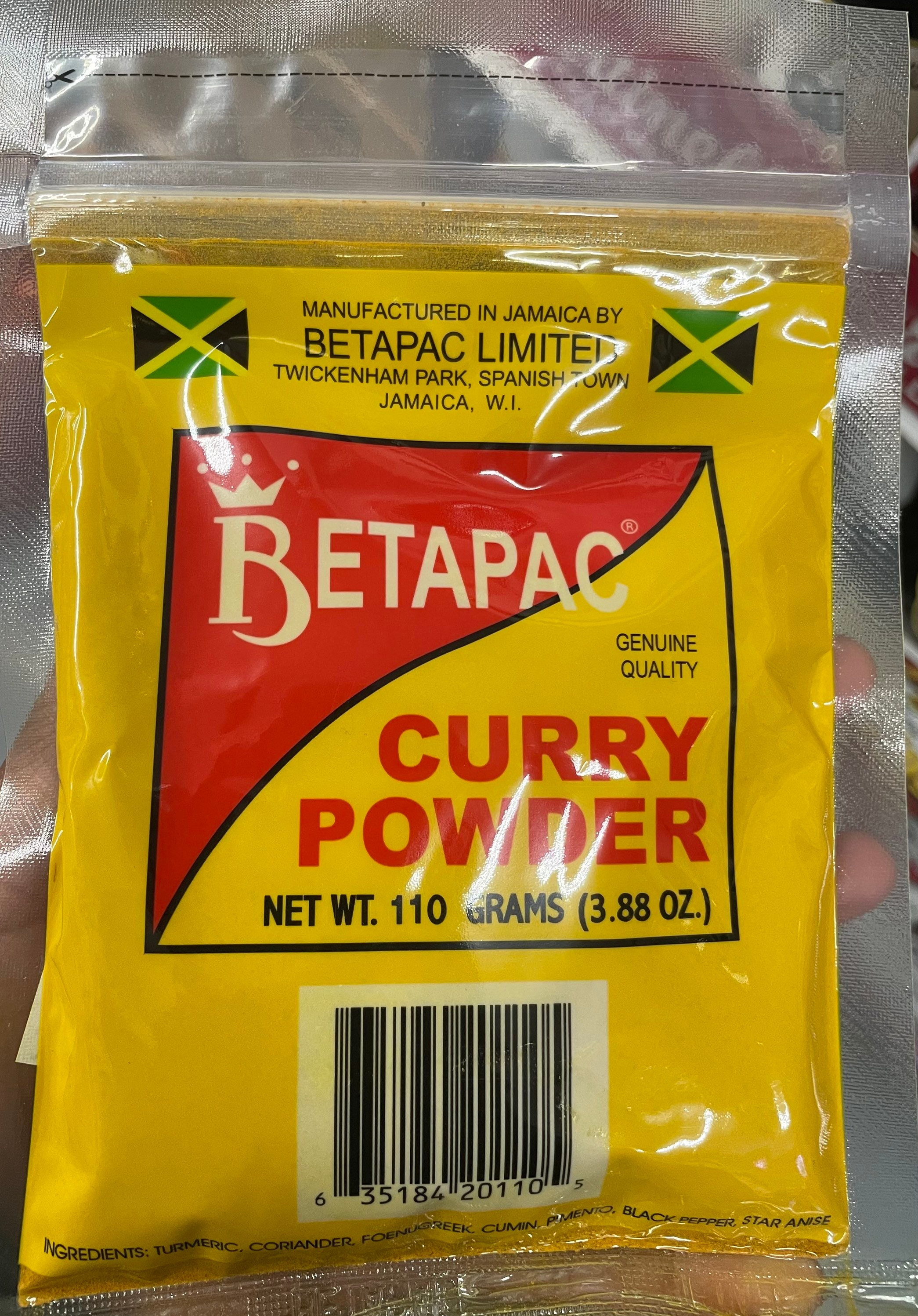 Jamaican Betapac Curry Powder Etsy