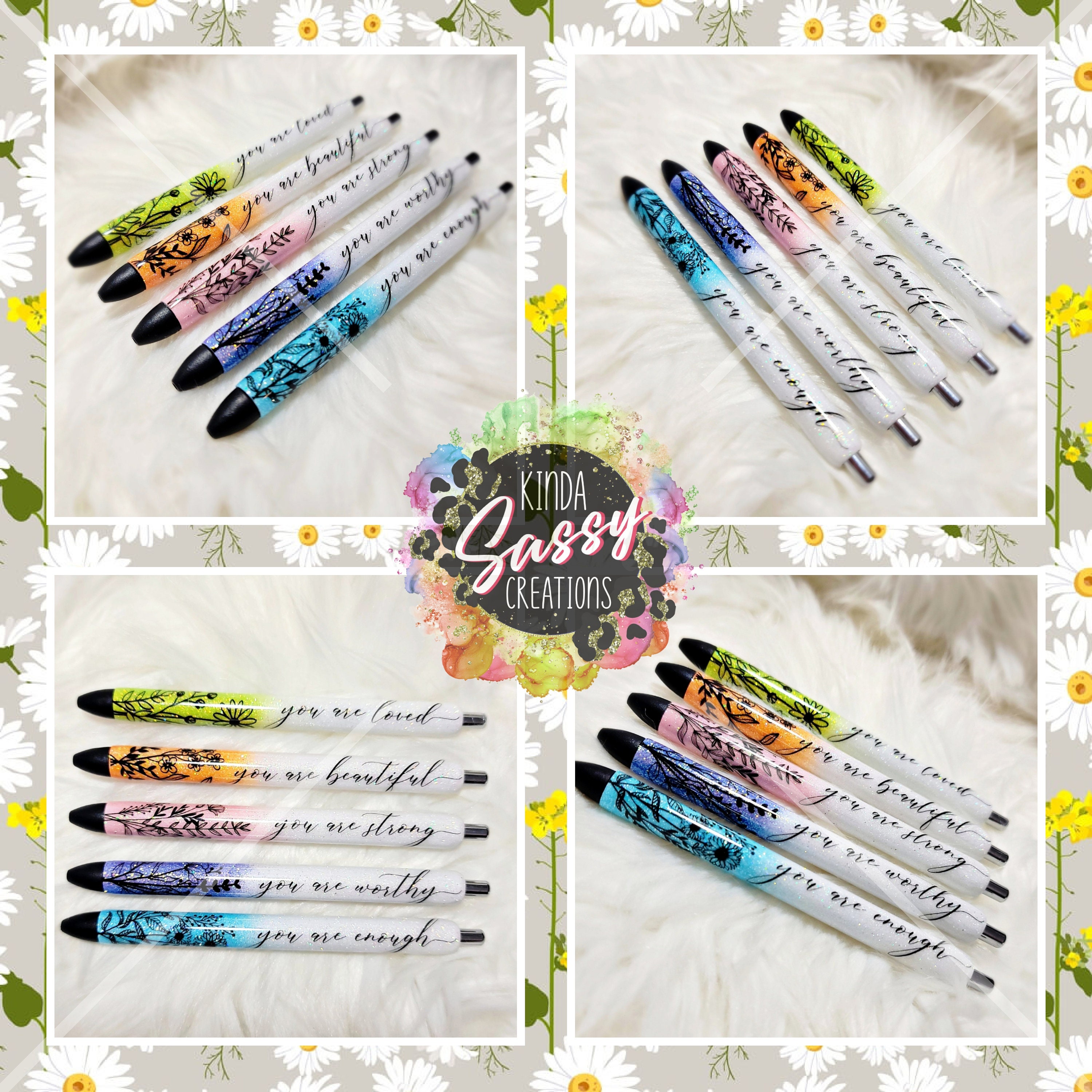 MESMOS Fancy Pens, Christian Gifts, Religious Gifts for Women, Cute Pens,  Nurse Gifts for Women, Journaling Ballpoint Pens, Cool Pens