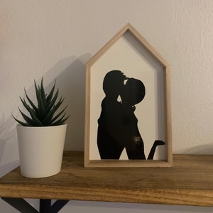 Bob And Linda Belcher Silhouette Shadow Box Bobs Burgers Valentine Decor