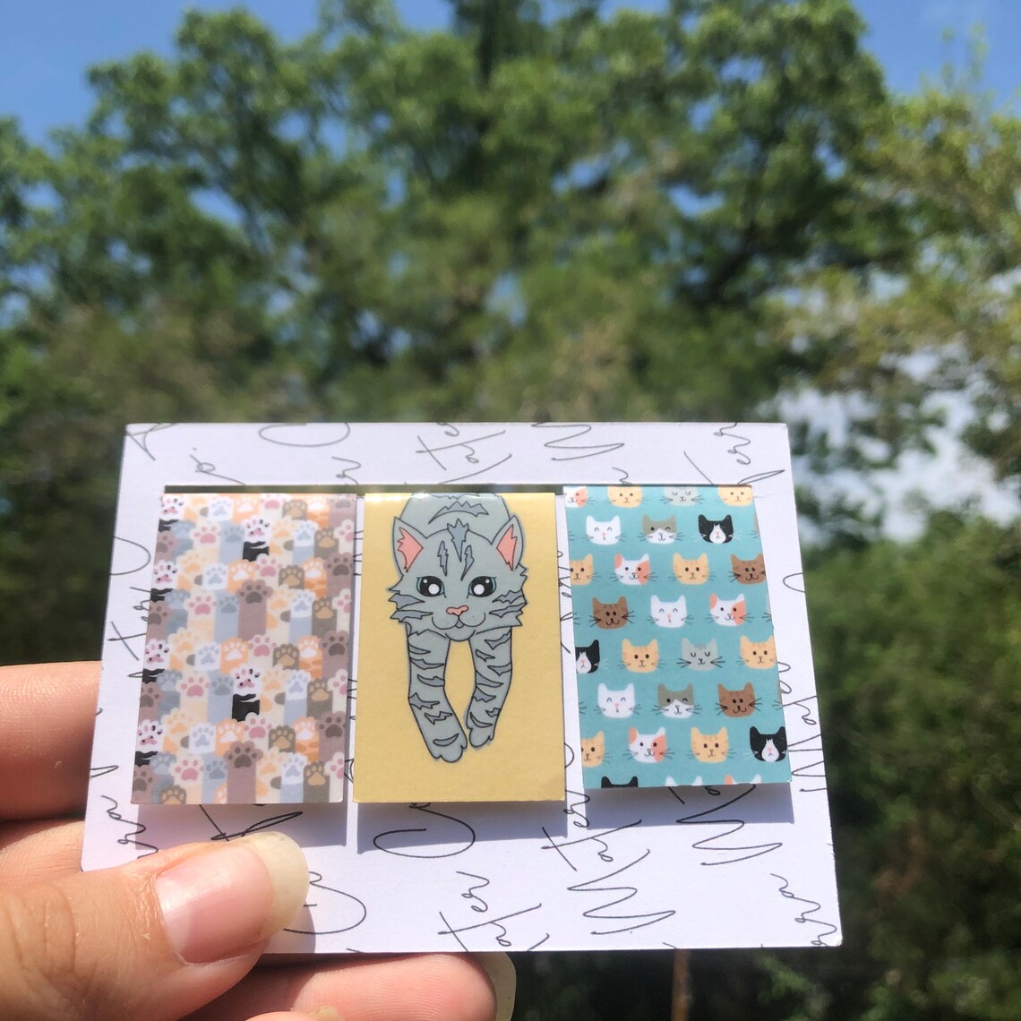 CATS Page Marker set / Marcador magnético / Set de 3 Etsy