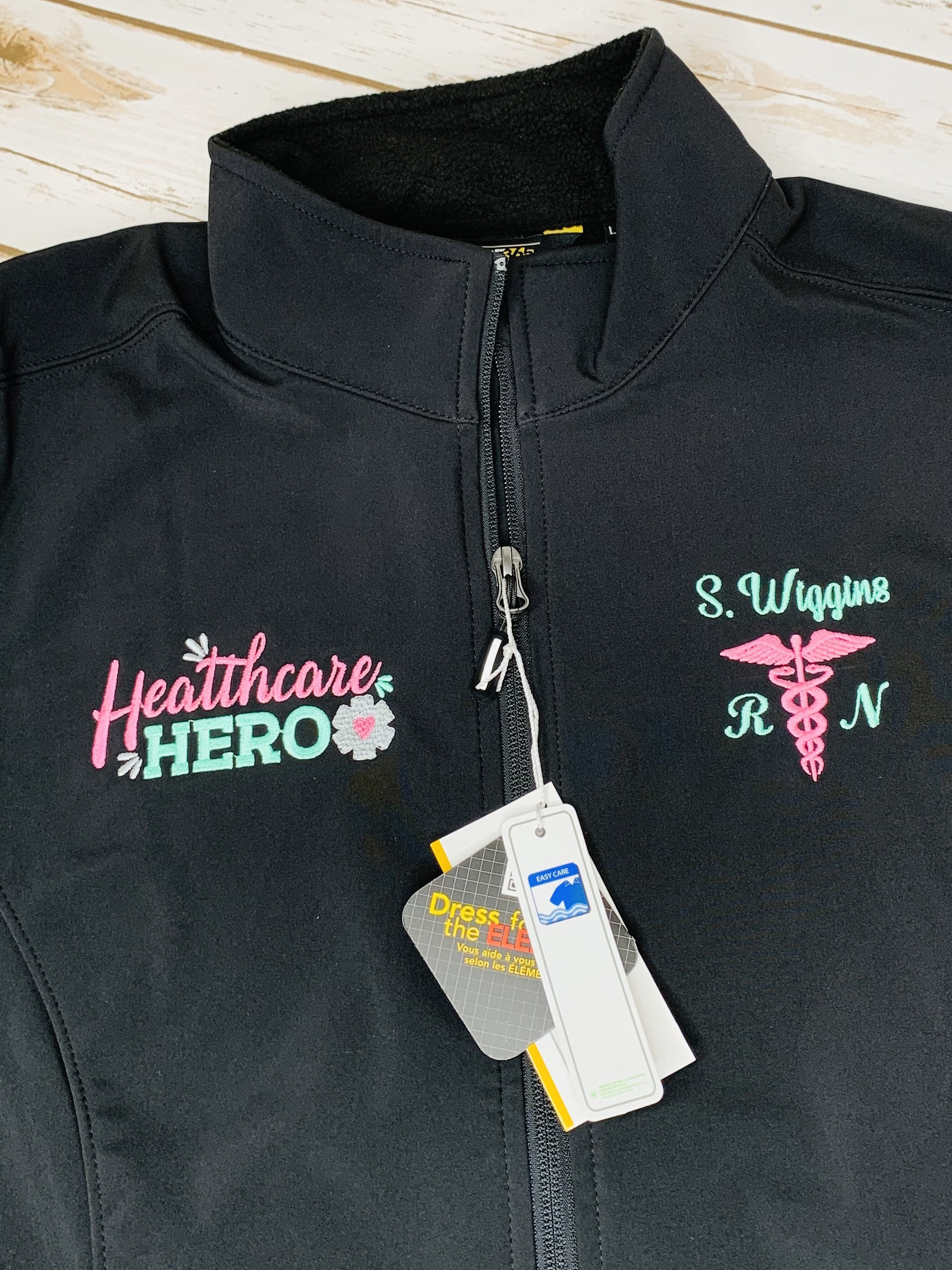 Nurse Jacket Women's Embroidered Jacket Nurse Gift Etsy