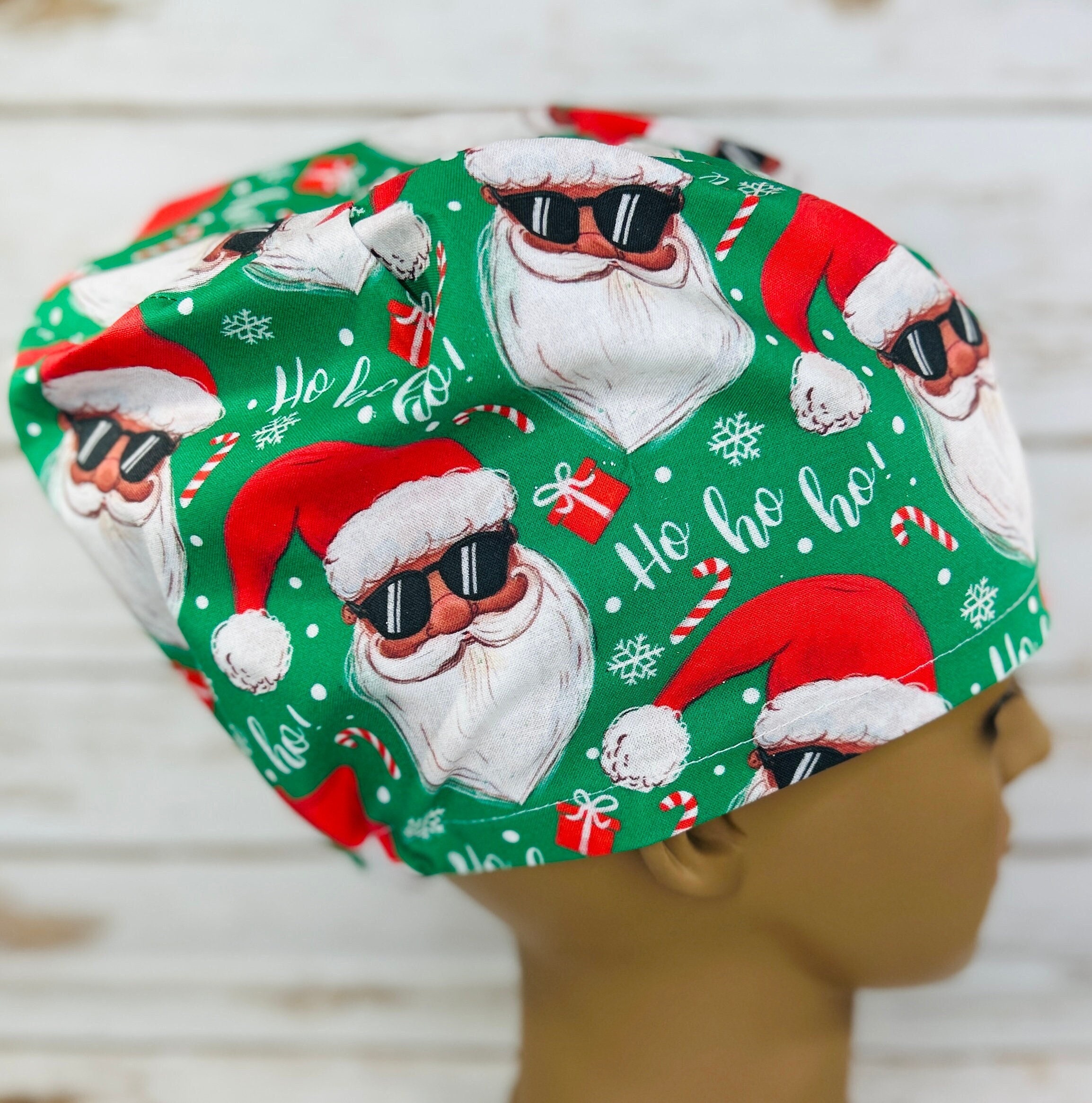 Dark red 2024 santa hat