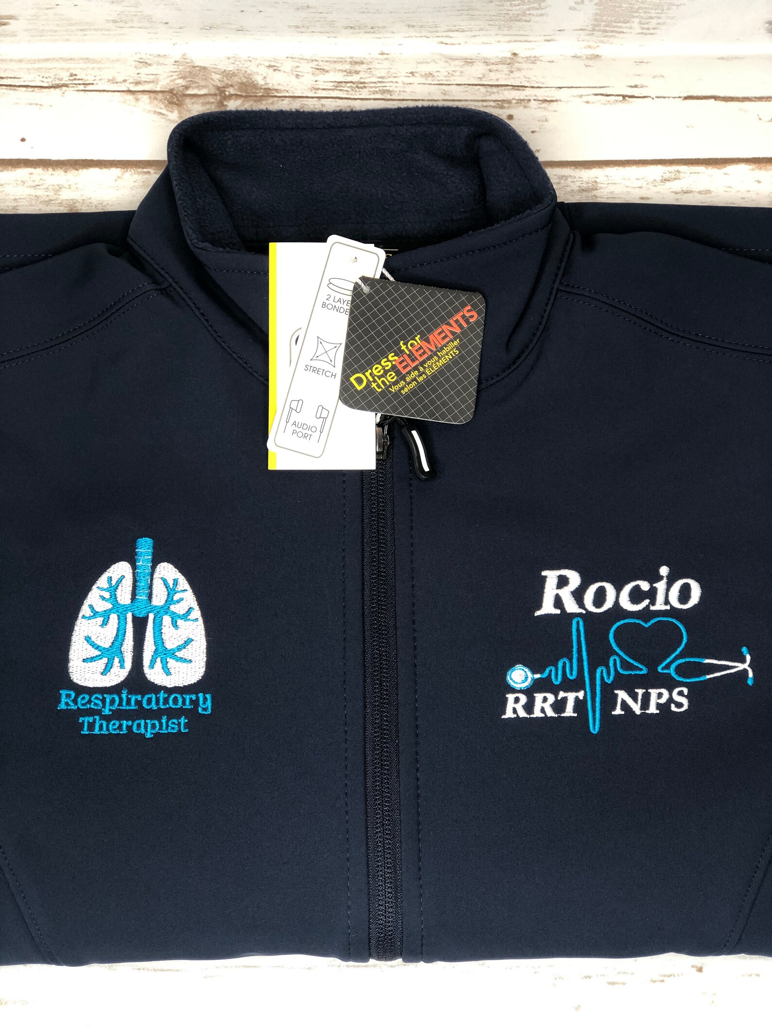 Respiratory Therapist Jacket Women's Embroidered Jacket Etsy