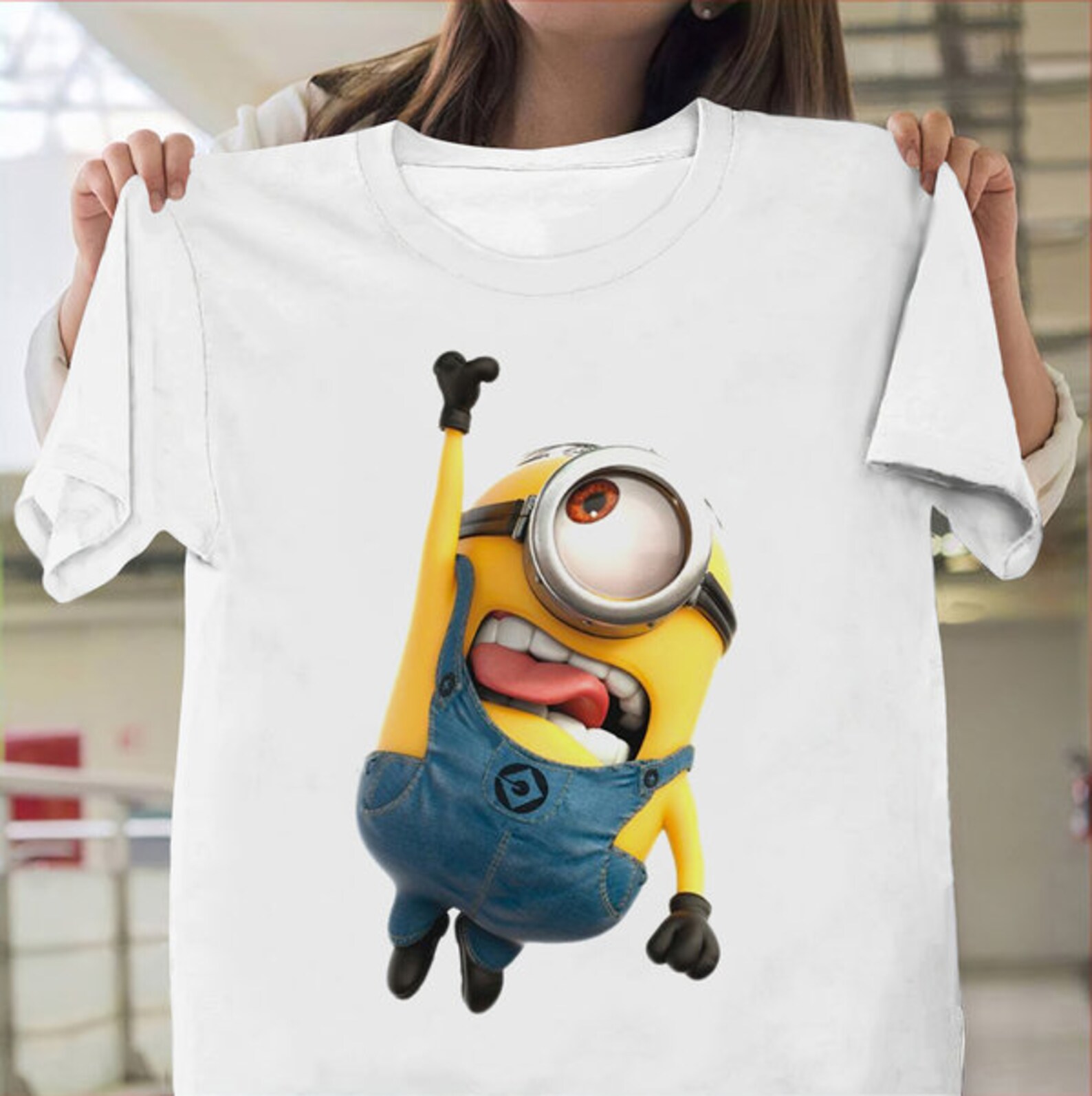 Minion T shirt Despicable Me Minion Face Costume Adult Etsy