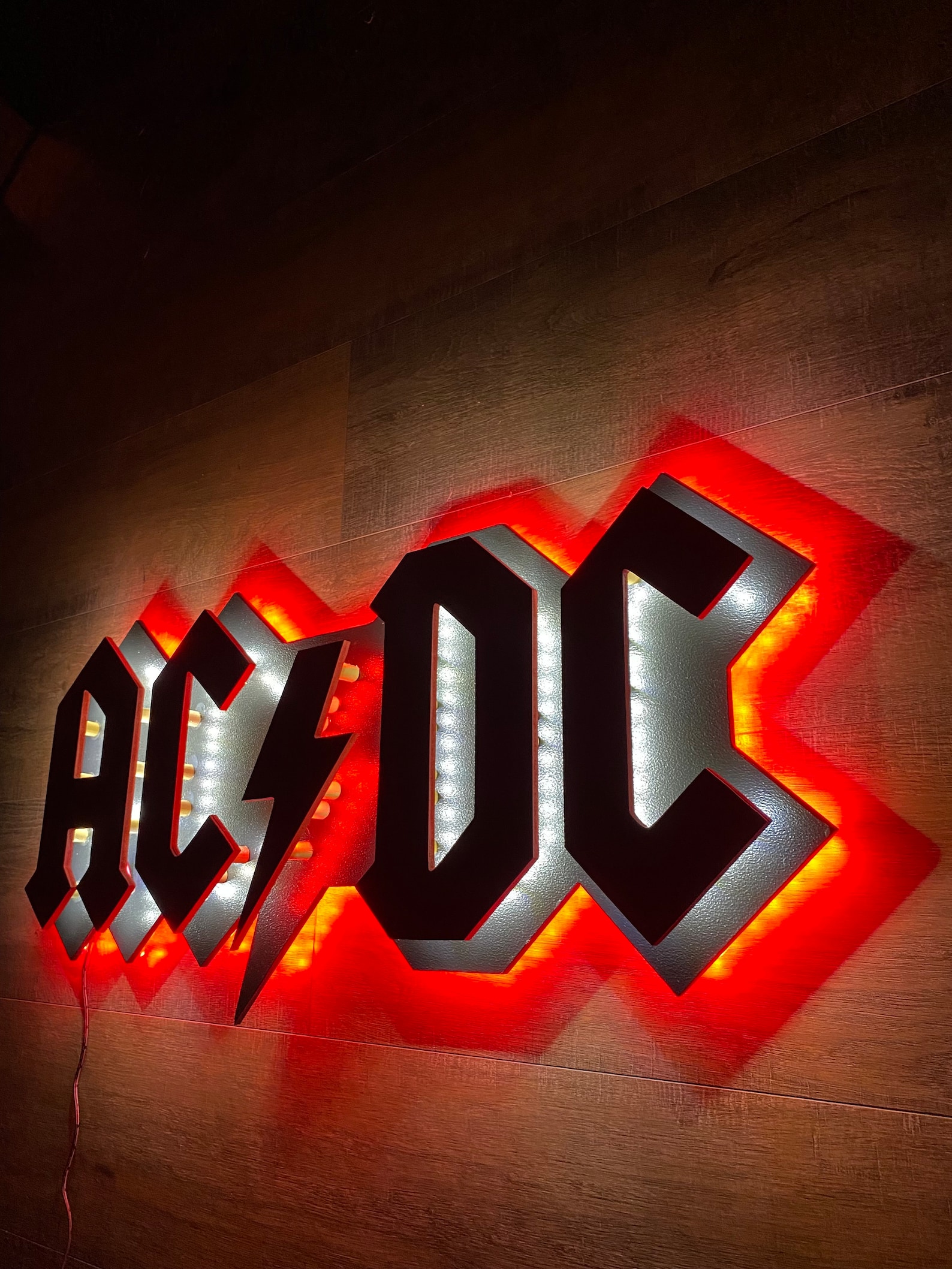 LED AC/DC Sign. Bedroom, Man Cave, Arcade, Bar. - Etsy