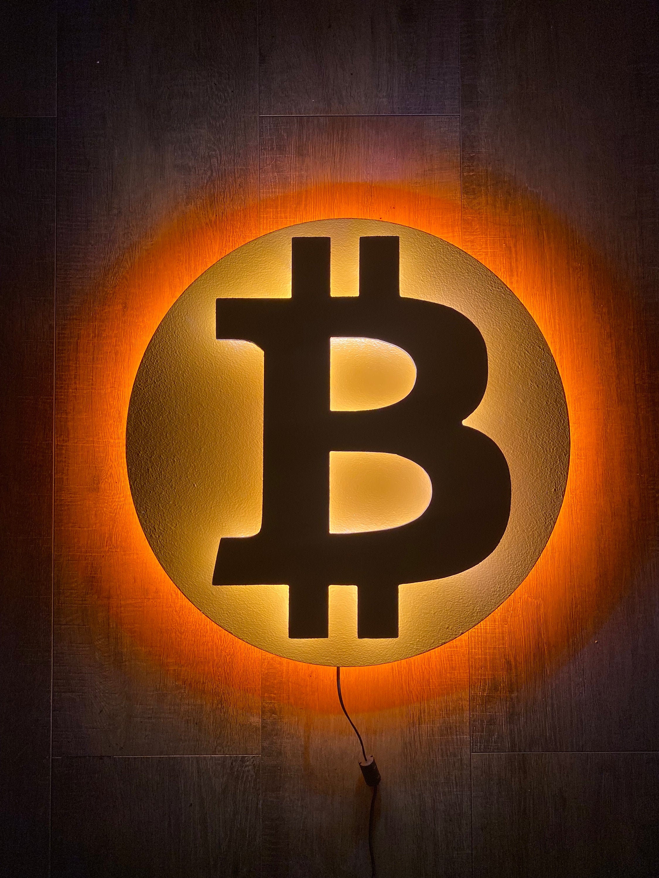 LED Bitcoin Sign. Man Cave. Arcade. Bar. - Etsy
