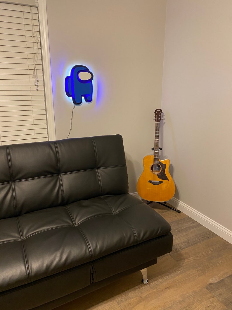 LED Among Us Sign. Bedroom Gameroom Arcade Room Man Cave Etsy
