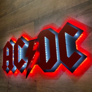 LED AC/DC Sign. Bedroom, Man Cave, Arcade, Bar. - Etsy