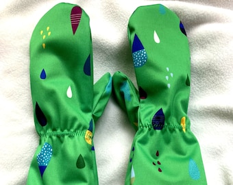 Kleinkind- und Kinderfäustlinge, wasserdichte Handschuhe, PUL-Handschuhe, handgefertigte Handschuhe, exklusiver Stoff