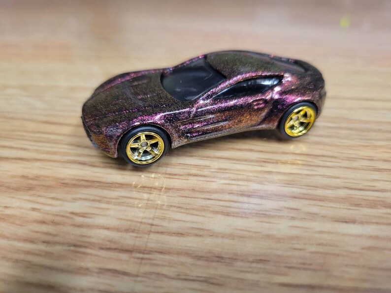 Custom Painted Hot Wheels Aston Martin One77 Pink Champagne Etsy