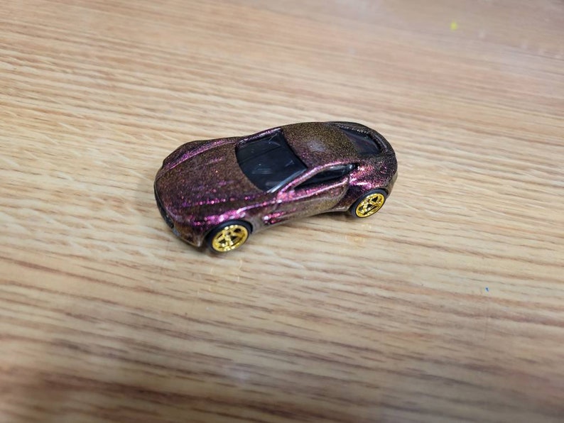 Custom Painted Hot Wheels Aston Martin One77 Pink Champagne Etsy