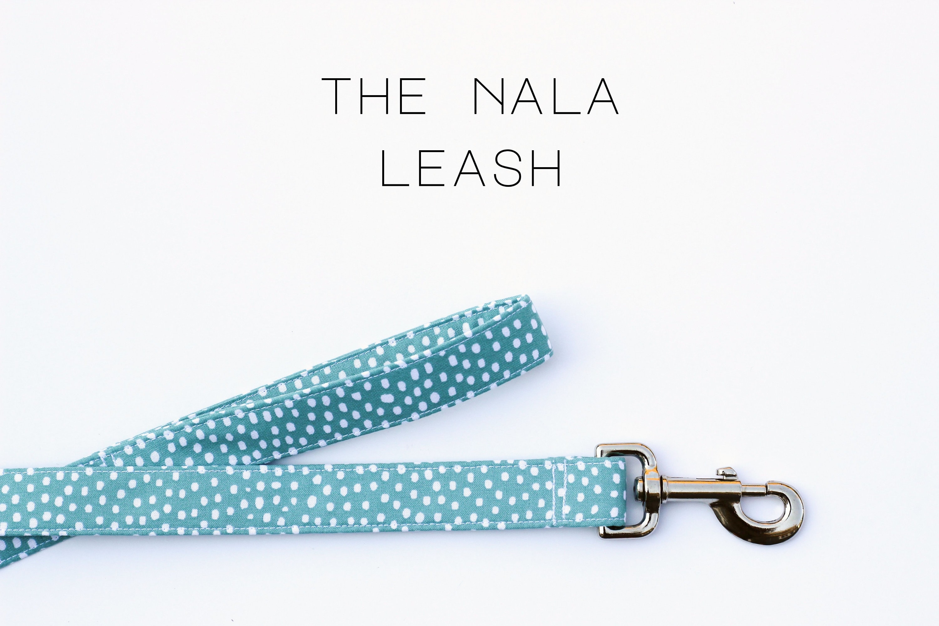 Cute Spotted Dog Leash, Vintage Style Printed Dog Leash 