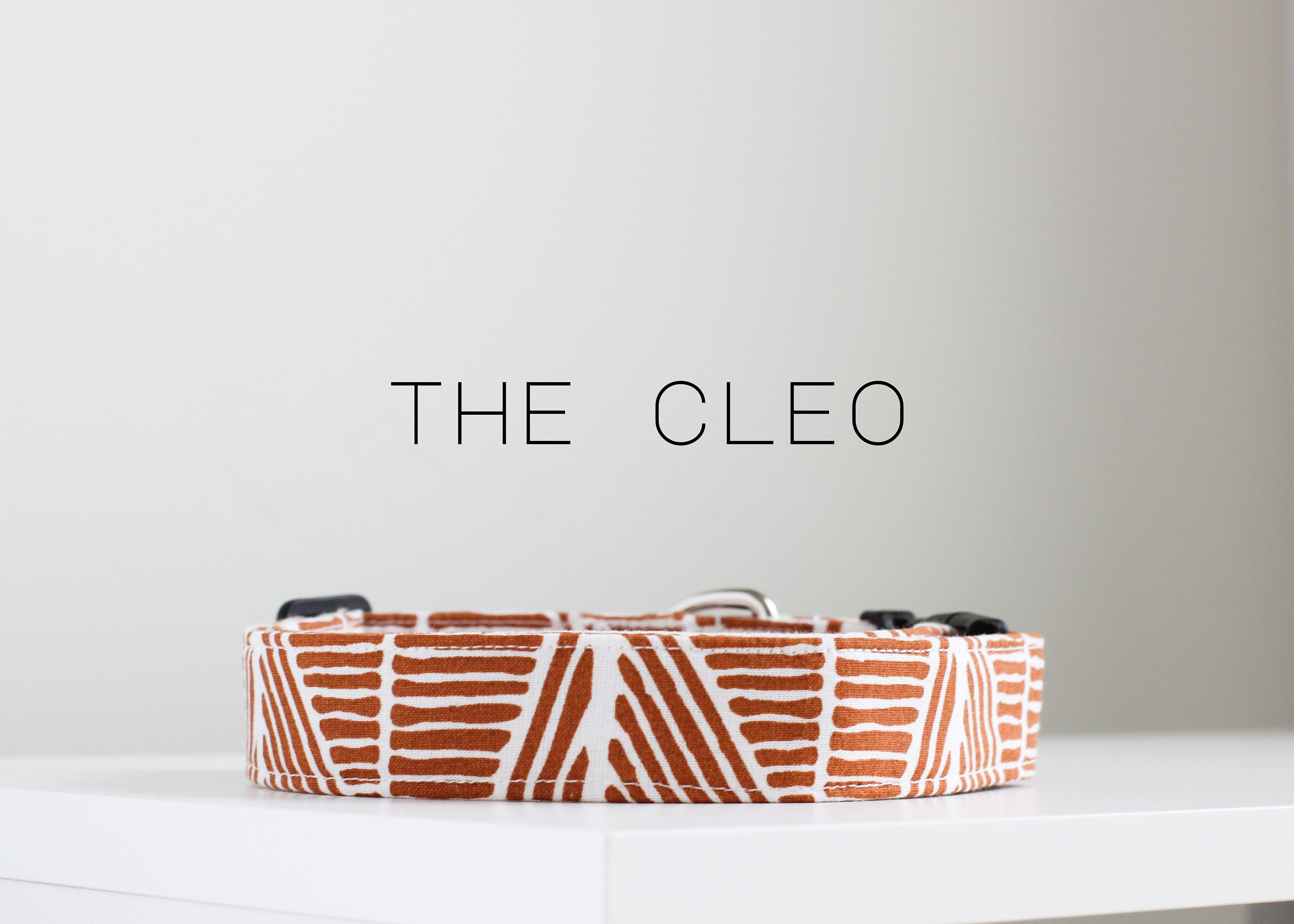 Collier Pour Chien Géométrique Moderne, Mignon Collier Fait à La Main The Cleo