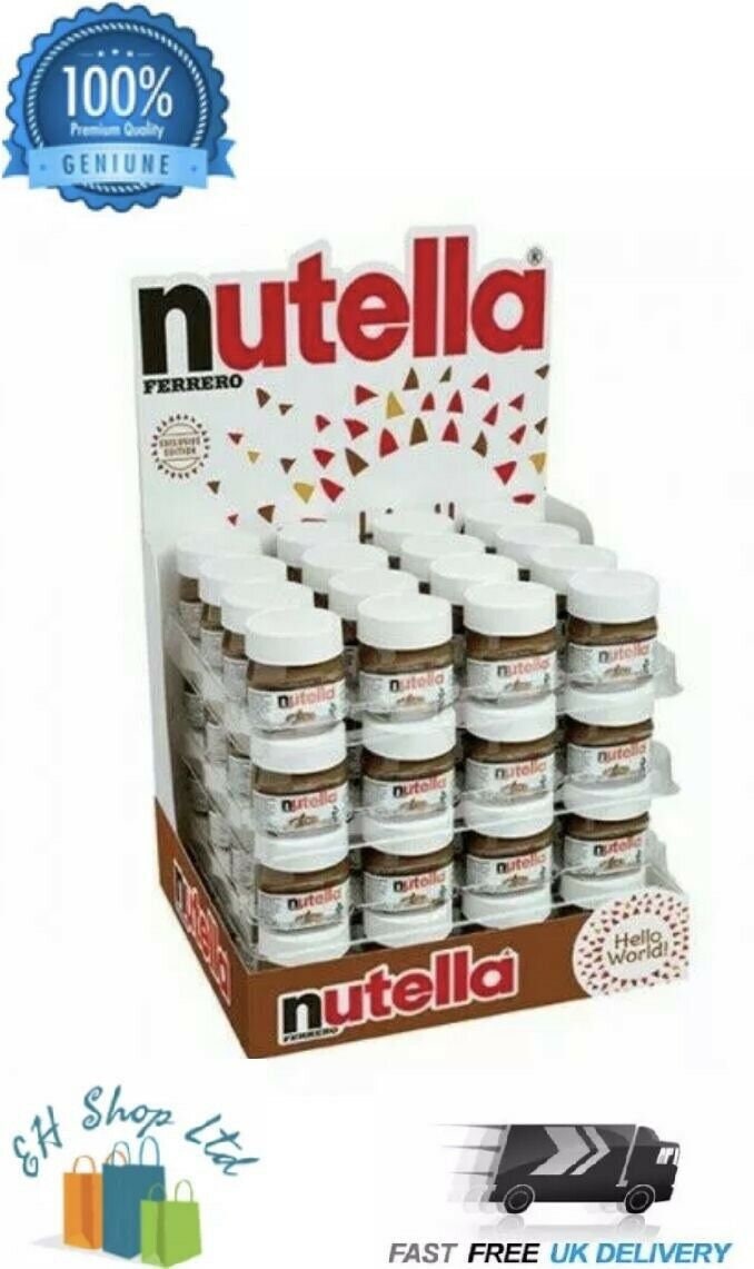 Nutella Mini Jars 25g Hazelnut Chocolate Spread Etsy