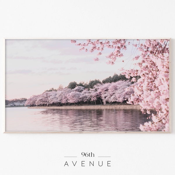 Samsung Frame Tv Art | Frame Tv Art Spring | Cherry Blossom Art | Art For Frame Tv | Instant Download |Samsung Art Tv |Digital Art For Tv