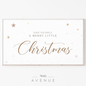 Samsung Frame TV Art | Merry Christmas Digital Art For TV