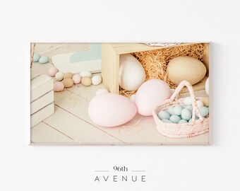 Frame Tv Art Easter | Samsung Frame Tv Art | Instant Download | Digital Art For Tv | Easter Eggs | Samsung Art TV