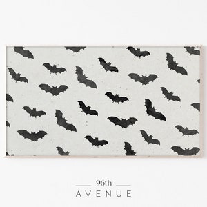 Frame Tv Bats | Samsung Frame TV Art Halloween | Digital Art For Tv | Frame Tv Art Fall | Digital Download | Lg Tv Art | Neutral Halloween