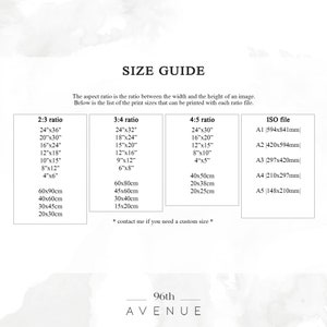 the size guide for a women's dress