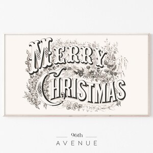 Samsung Frame TV Art | Vintage Christmas Digital TV Art DOWNLOAD