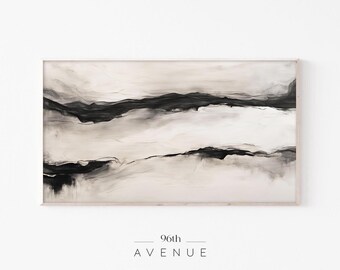 Abstract Painting Frame TV Art | Neutral Beige Samsung TV Art | Modern Artistic And Minimal Digital Art For TV   #1161tv