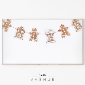 Samsung Frame Tv Art Christmas Gingerbread Cookies | Ornaments Art | Christmas Holiday Frame Tv | Winter Art For Frame Tv Digital DOWNLOAD