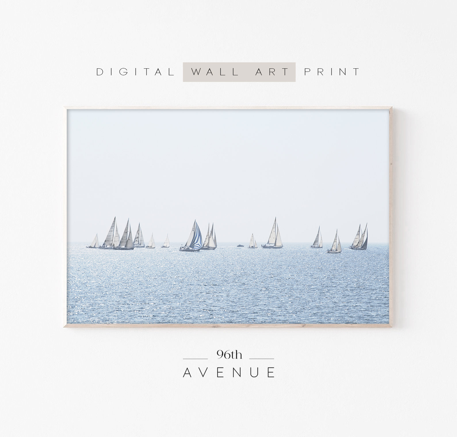 Sailboat Wall Art | Digital Download | Sailing | Downloadable Prints ...