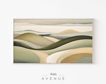 Wabi-Sabi Frame TV Art Download | Minimalist Hills Digital TV Art | Modern Zen Home Decor | Samsung Frame TV Downloadable Art  #1196tv