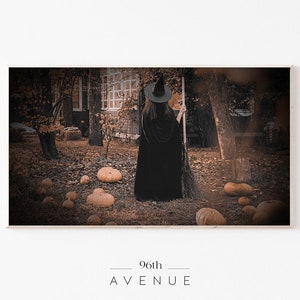 Samsung Frame Tv Art | Halloween Witches Digital TV Art | Instant Download