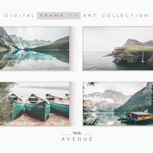 Frame TV Art Bundle | Mountain Set Of 40 | Nature Digital Art For Tv | Instant Download