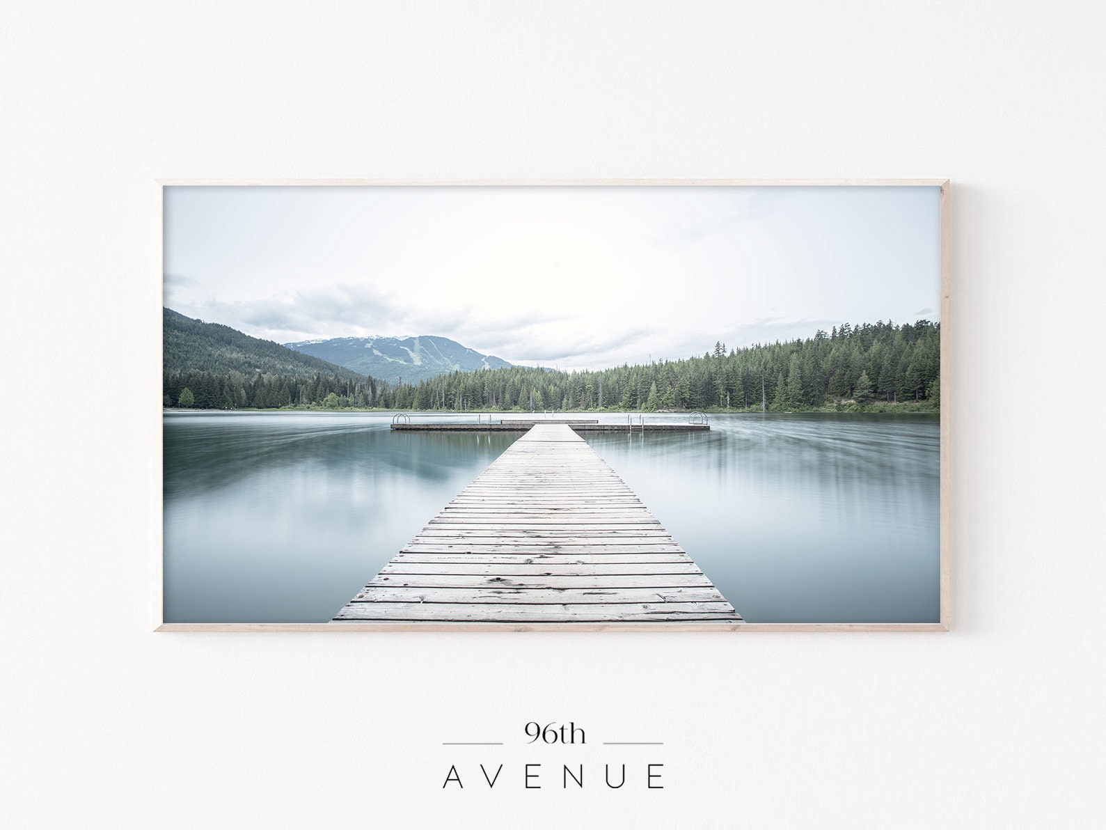 Samsung Frame TV Art | Lake Landscape Art For Frame TV