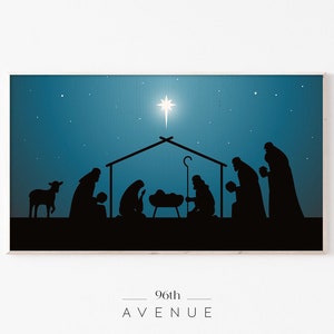 Frame TV Art |  Nativity Christmas Digital Art For TV