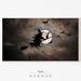 Frame Tv Art Witches | Halloween Frame Tv | Samsung Frame Tv Art Halloween |Spooky TV Wall Art |Scary Digital Art For Tv |Witch Riding Broom