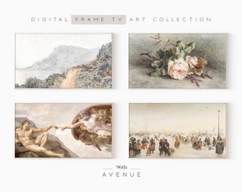 Frame TV Art Bundle | Vintage Painting Set Of 40 | Digital Art For Tv | Instant Download