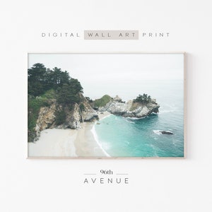 Hawaii Beach Wall Art | Tropical Beach Poster | Digital Download | Sand Beach | Tropical Landscape | Printable Wall Art