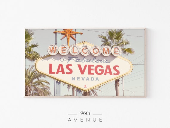 Samsung Frame Tv Art | Las Vegas Art | Digital Art for Tv | Frame TV Art | Digital Download | Retro Art | Samsung Download | Lg Tv Art