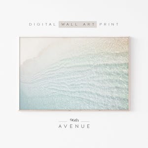 Clear Water Digital Print | Neutral Beach Wall Art | Downloadable Prints | Coastal Water Printable Art | Beach House Decor   #1289