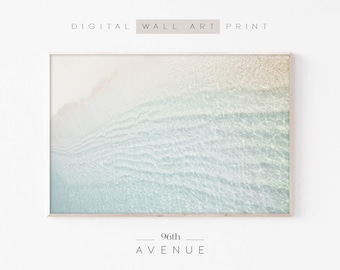 Clear Water Digital Print | Neutral Beach Wall Art | Downloadable Prints | Coastal Water Printable Art | Beach House Decor   #1289