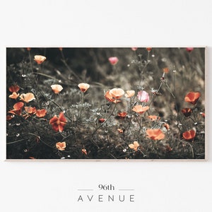 Samsung Frame Tv Art | Frame Art Tv Flowers | Botanical Art Tv | Digital Art for Tv | Floral Art Tv | Wildflower Photo | Digital Download
