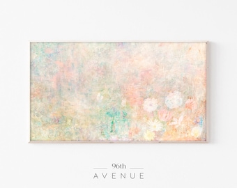 Spring Frame Tv Art | Samsung Frame Tv Art | Floral Abstract Painting |Floral Art For Tv |Oil Painting |Digital Art For Tv |Instant Download