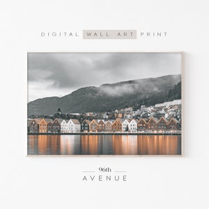 Norway Art Print | Travel Photography | Printable Wall Art | Instant Download