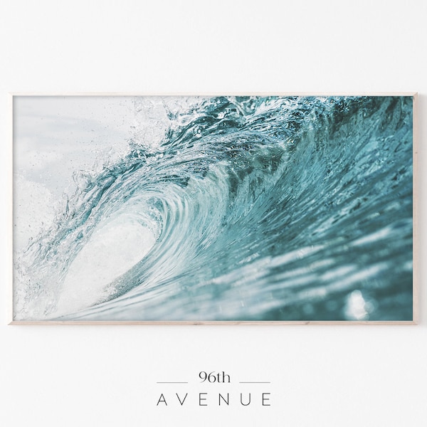 Samsung Frame Tv Art | Surf Art |Ocean Wave |Coastal Digital Art |Surf Photography |Digital Art Frame Tv |Beach Frame Tv | Ocean Art