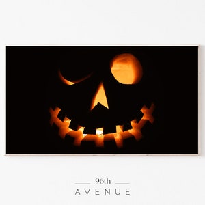 Frame TV Art | Spooky Halloween Art | Jack O Lantern Digital TV Art