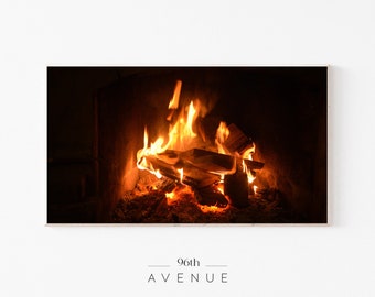 Fire Digital Frame Tv Art Print