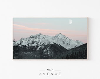 Samsung Frame TV Art | Mountain Frame Tv Art | Digital Art For TV | Minimalist Art | Frame Tv Art Nature