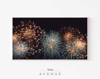 Samsung Frame TV Art Happy New Year | Festive Holiday Frame TV Art | NYE Samsung Tv | New Year&#39;s Eve Digital Tv Art | Instant Download