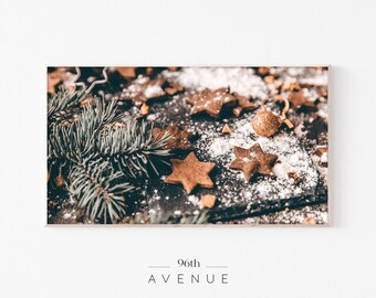 Samsung Frame TV Art | Christmas Cookies Cozy Digital TV Art