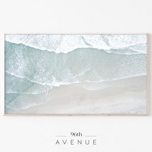 Samsung Frame Tv Art | Beach Art For Frame Tv | Ocean Tv Art | Digital Download
